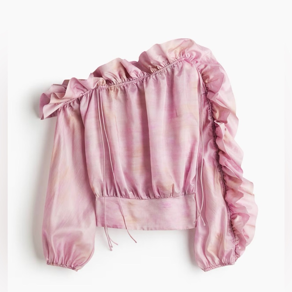H&M Light Purple Ruffle Blouse - Picture 7 of 10